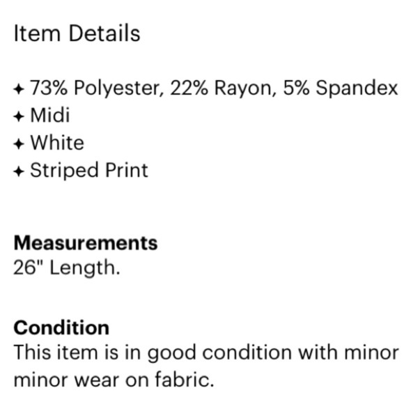 Express asymmetrical striped pencil skirt white & blue navy women’s size 4 - Picture 4 of 5